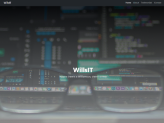 Afbeelding van de WillsIT website